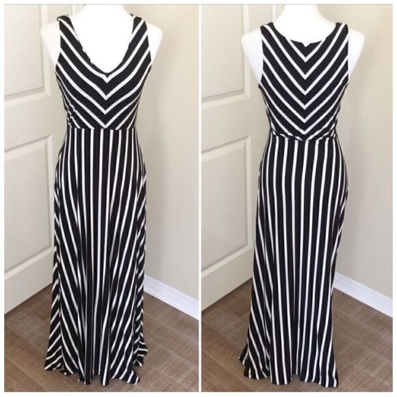 ATHLETA Striped Jersey Dreamin' Maxi Dress XS EUC - Picture 4 of 4